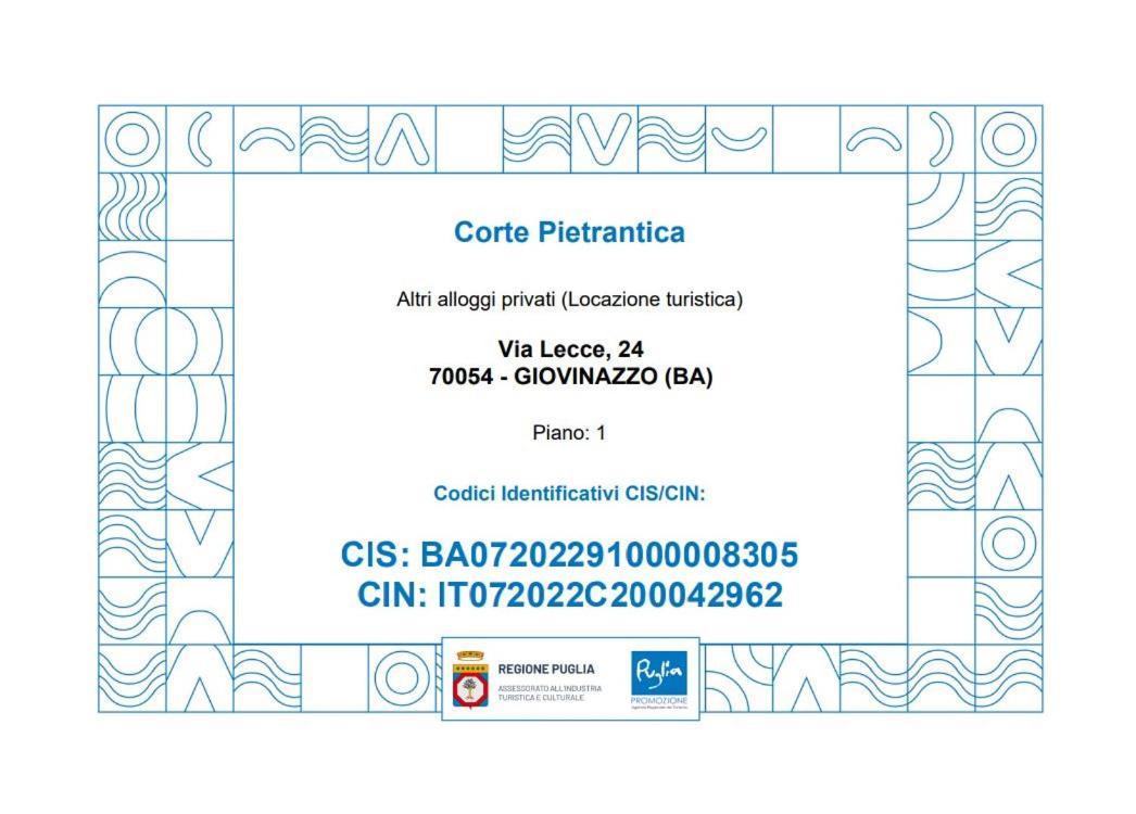 Corte Pietrantica - Charming Rooms & Suites Giovinazzo Zimmer foto